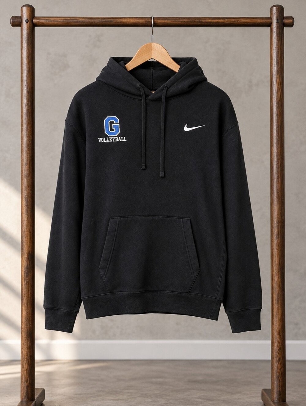 Nike G Volleyball Hoodie XL Black Fleece Pullover